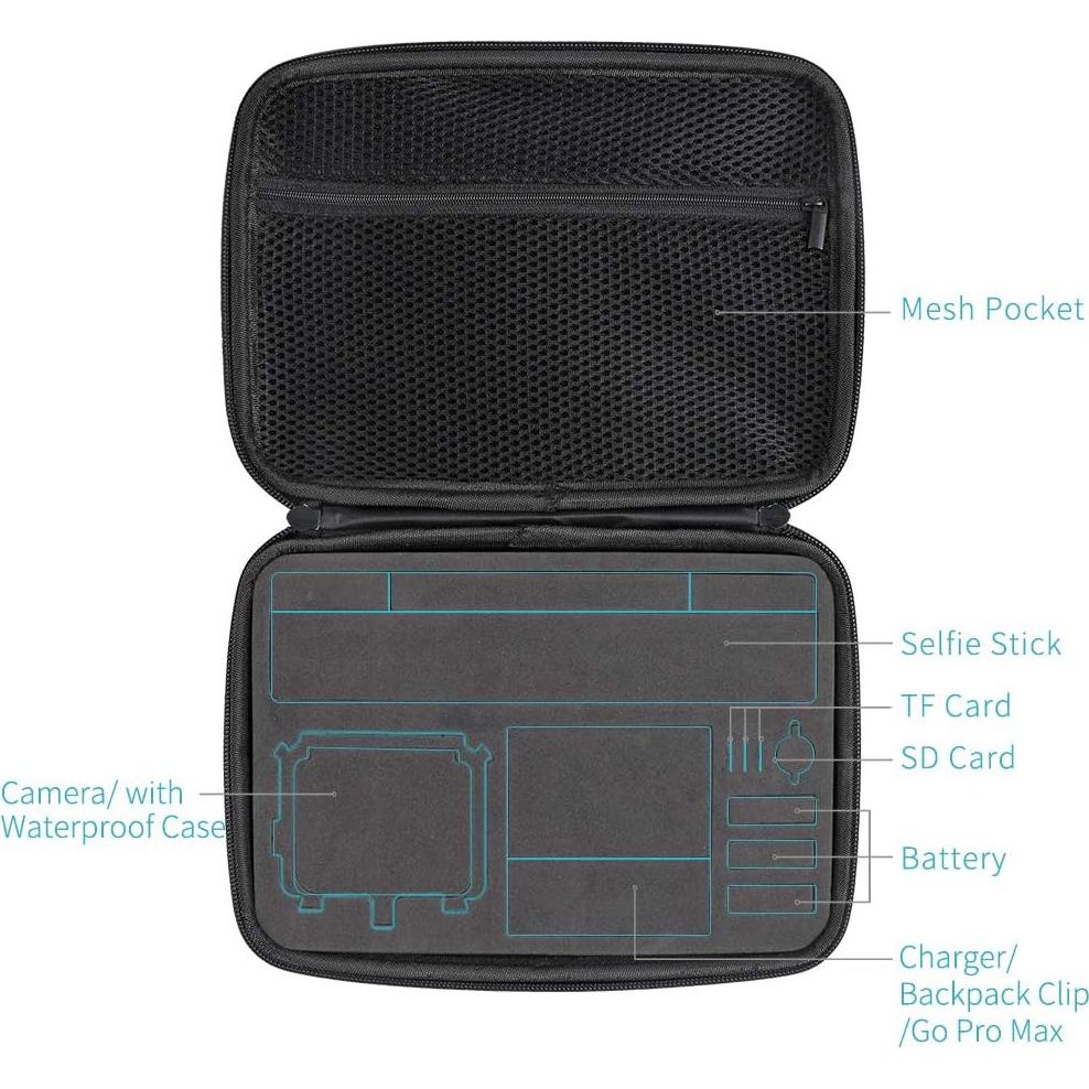 Funda Dura Impermeable SUREWO Mediana para GoPro Hero 13-5