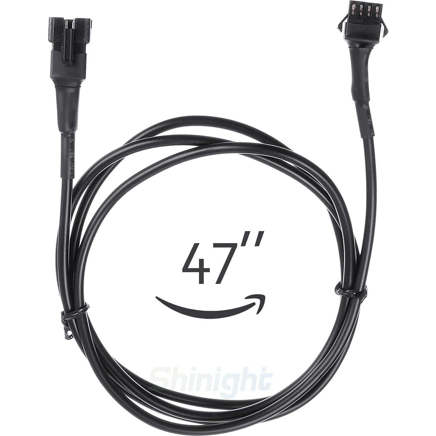 Cables de Extensión LED SHINIGHT 4 Pcs 120 cm Impermeables