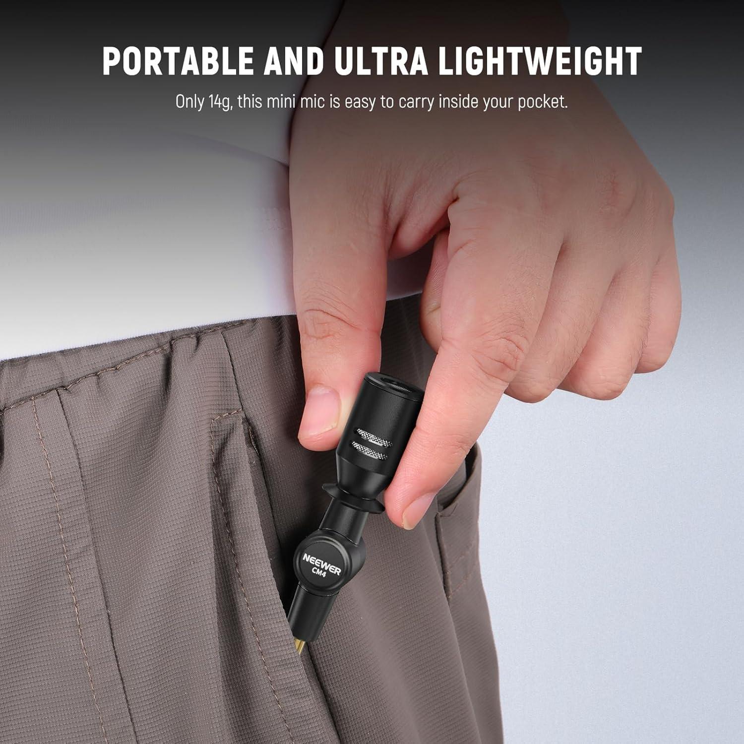 Micrófono Omnidireccional NEEWER CM4 3.5mm para DSLR y Vlog