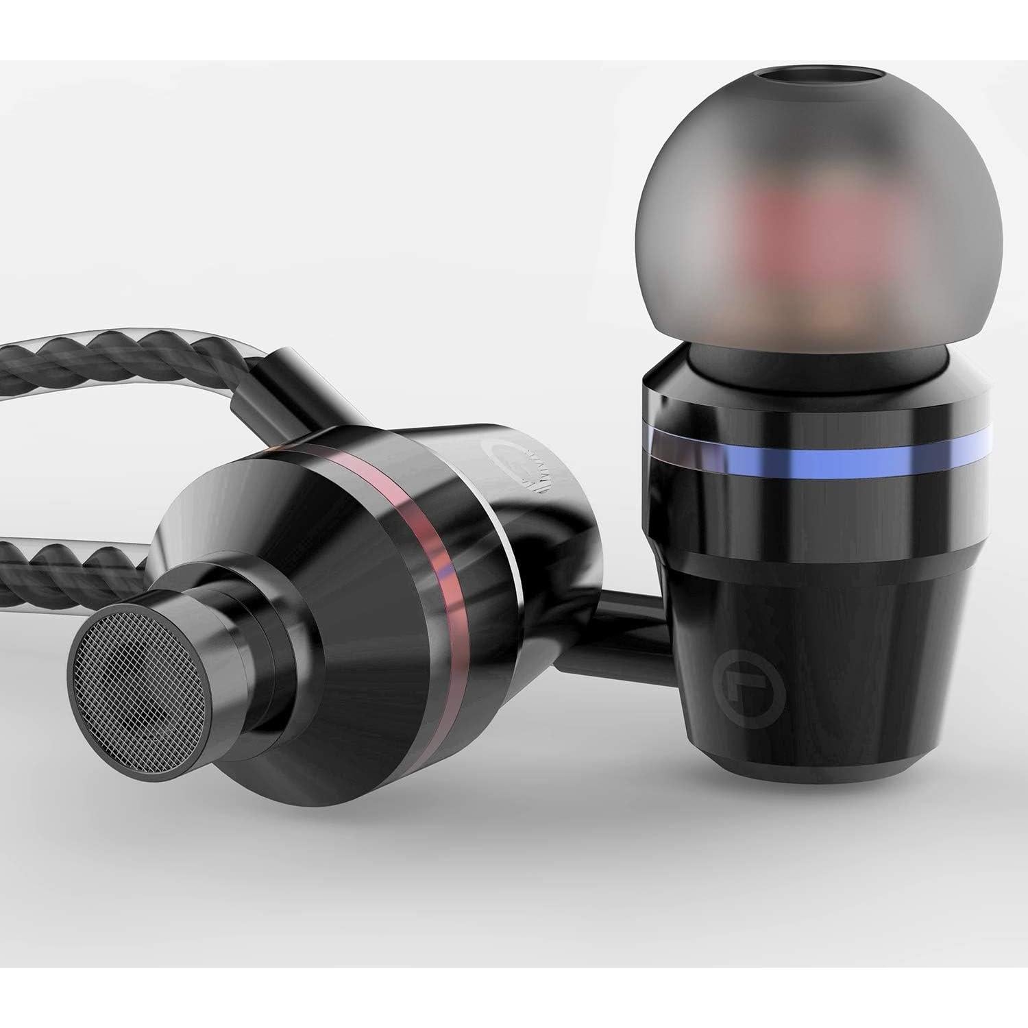 Auriculares In-Ear VPB V1 con Micrófono - 3 Paquetes, 120 cm