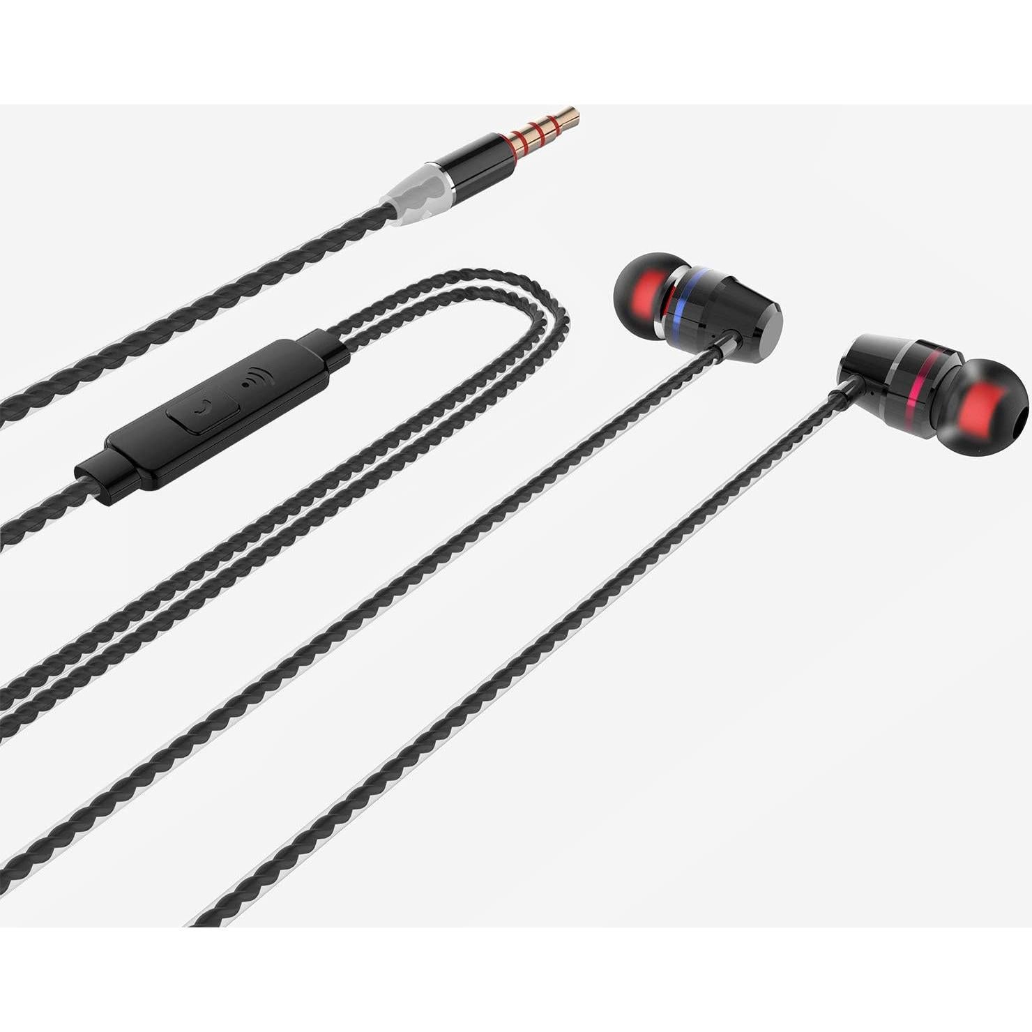 Auriculares In-Ear VPB V1 con Micrófono - 3 Paquetes, 120 cm