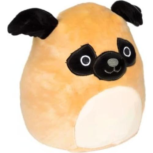 Peluche Squishmallows Kellytoy Perro Pug 20 cm Ultrasuave
