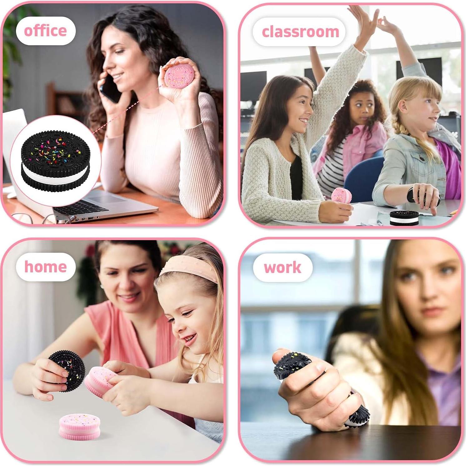 2 Paquetes de Juguetes Antiestrés Squishies Gytera 6,1 cm