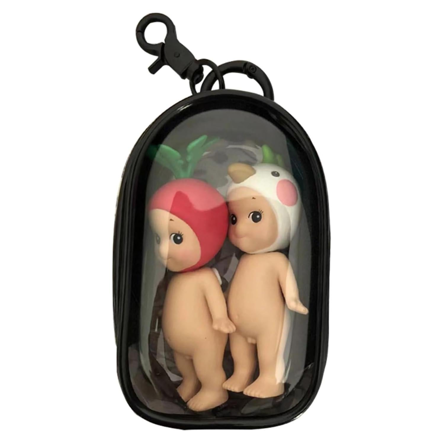 Bolsa de exhibición Yushen para figuras mini PVC Negro