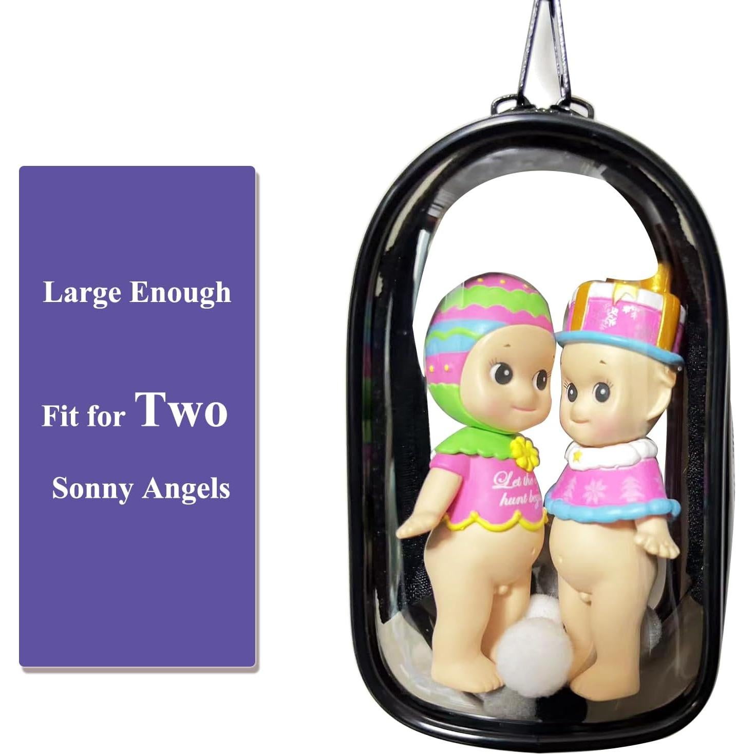 Bolsa de exhibición Yushen para figuras mini PVC Negro