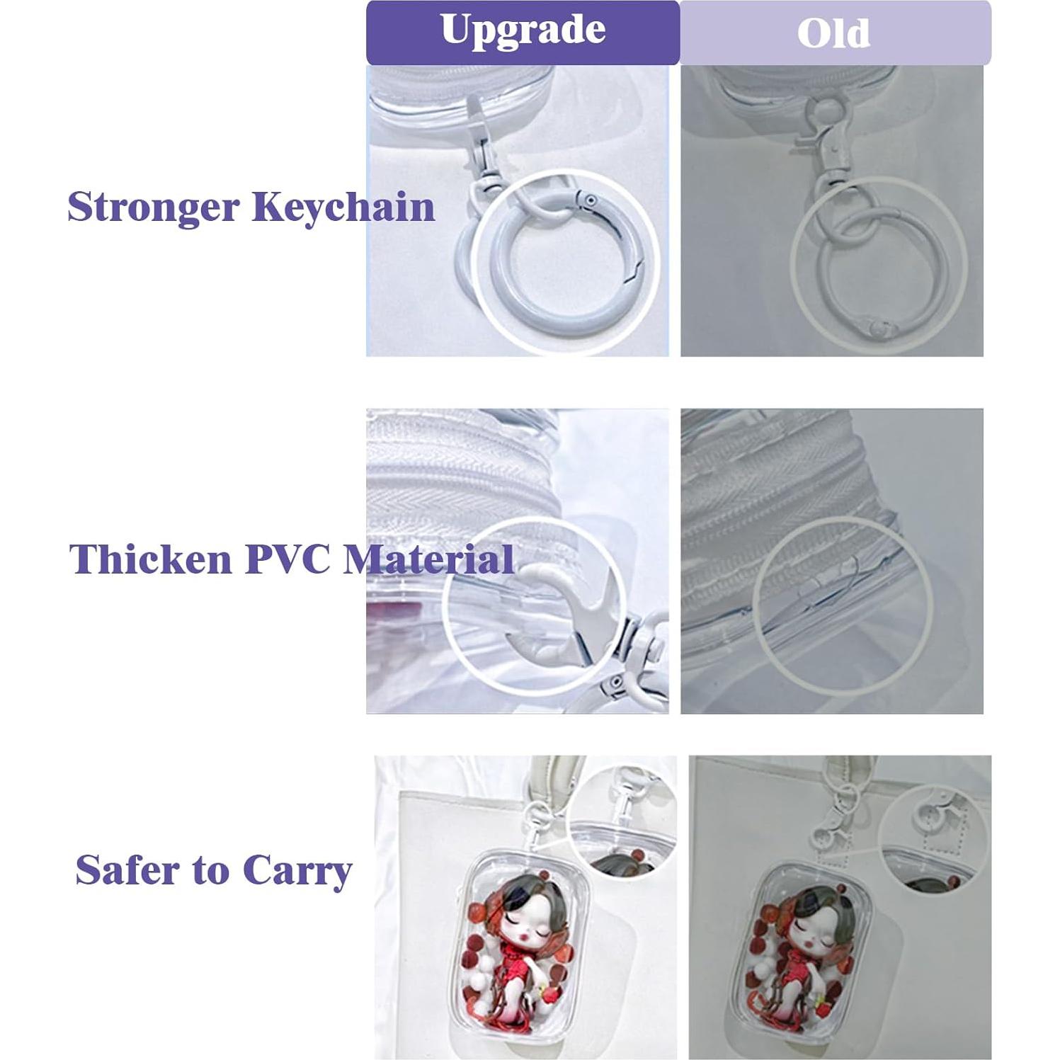 Bolsa de exhibición Yushen para figuras mini PVC Negro