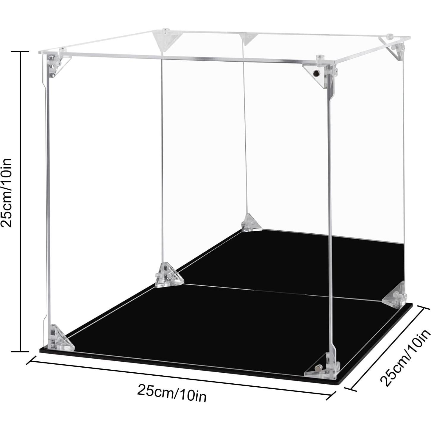 Caja de Exhibición Acrílica Dezzer 25x25x25 cm Transparente
