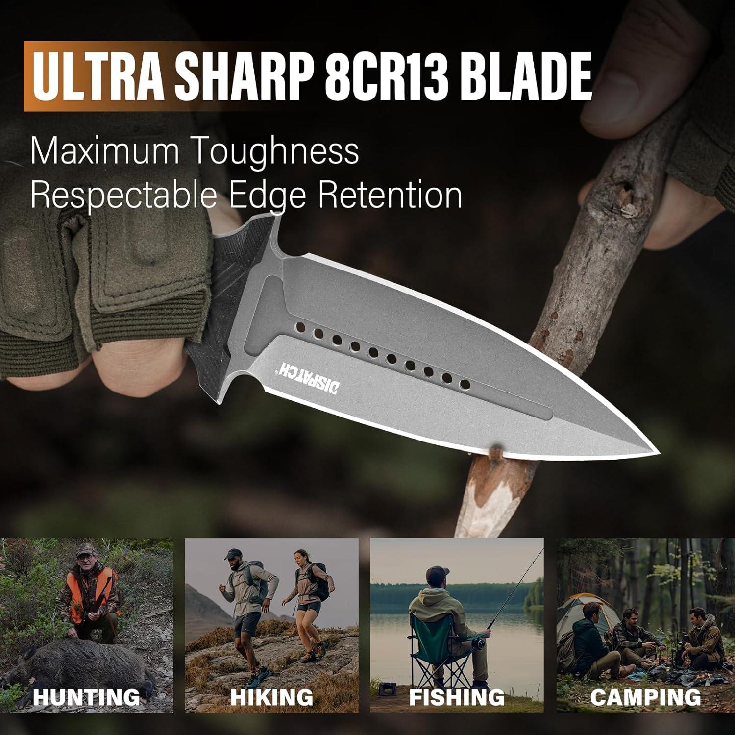 Cuchillo Fijo Táctico Dispatch 9.84 cm Acero 8Cr13Mov Mango G10