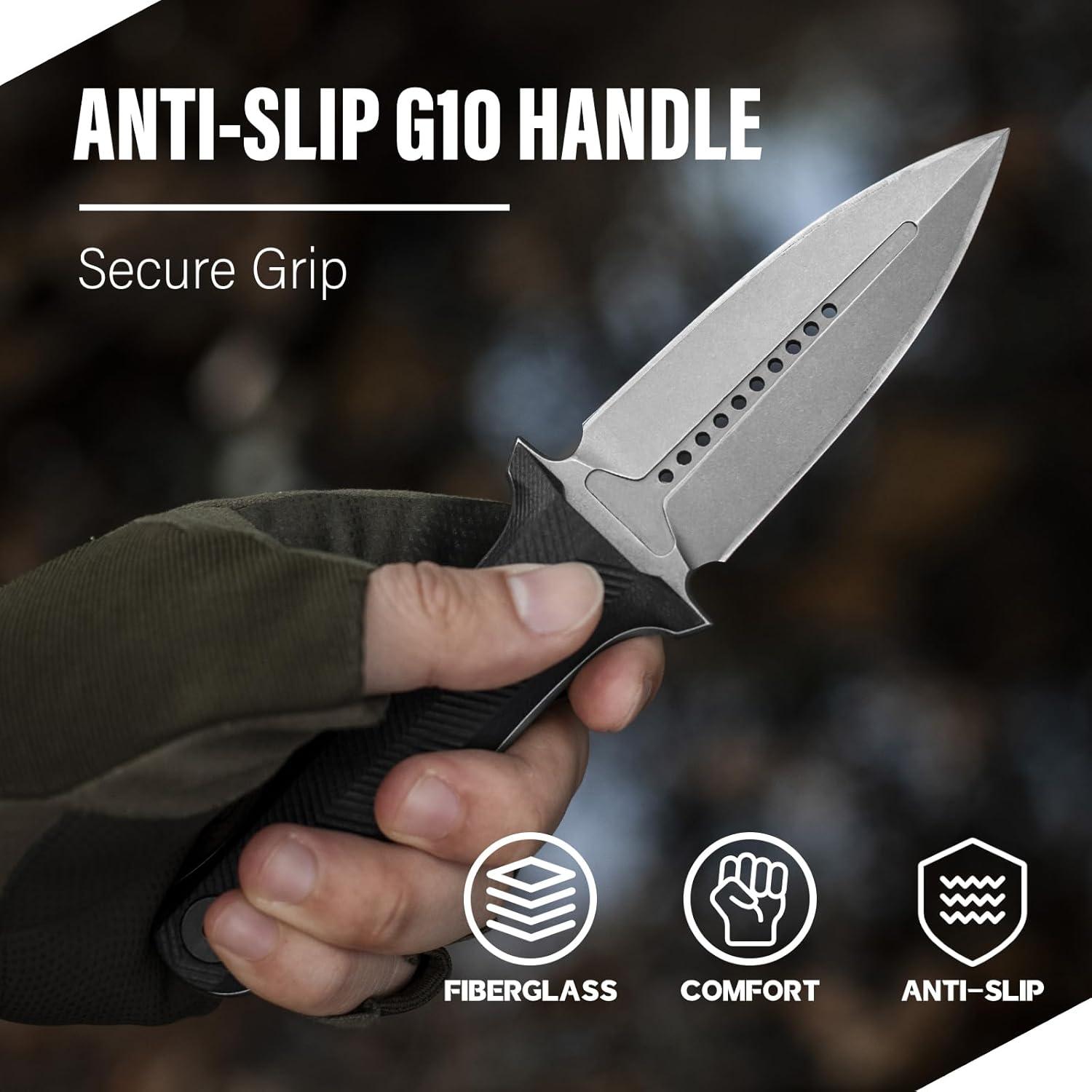 Cuchillo Fijo Táctico Dispatch 9.84 cm Acero 8Cr13Mov Mango G10