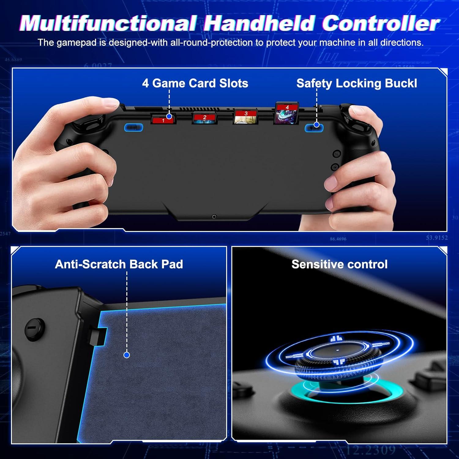 Controlador Inalámbrico Spican para Nintendo Switch Negro