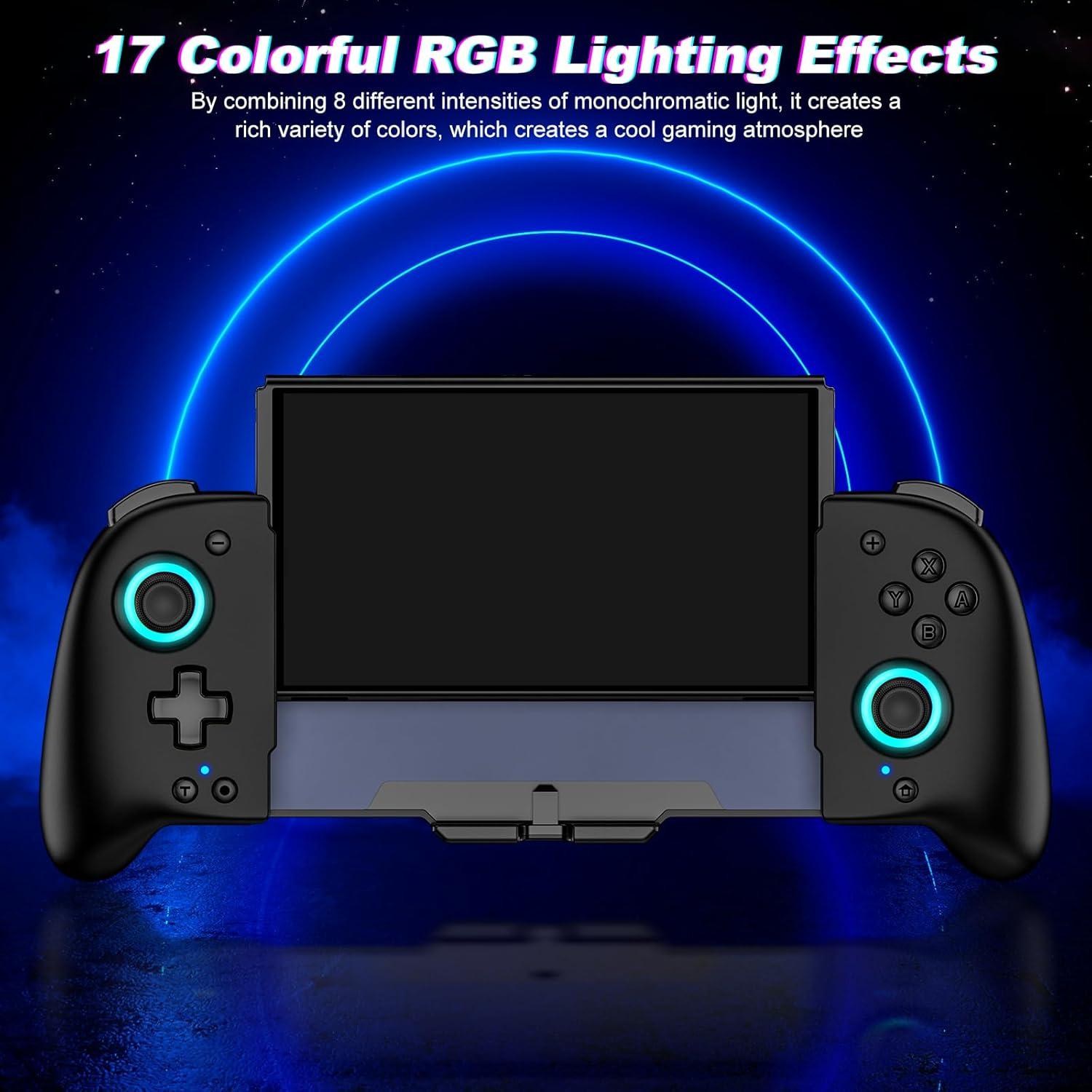 Controlador Inalámbrico Spican para Nintendo Switch Negro