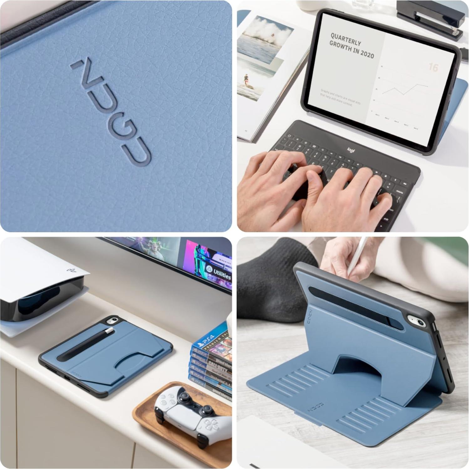 Funda ZUGU para iPad 10.9" 11ª/10ª Gen Soporte Magnético