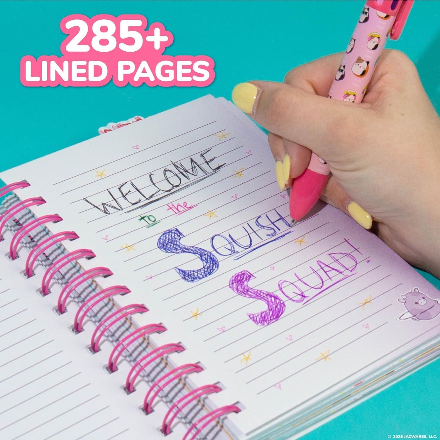 Diario Squishmallows con Pestañas 290 Páginas 12,7x17,8cm