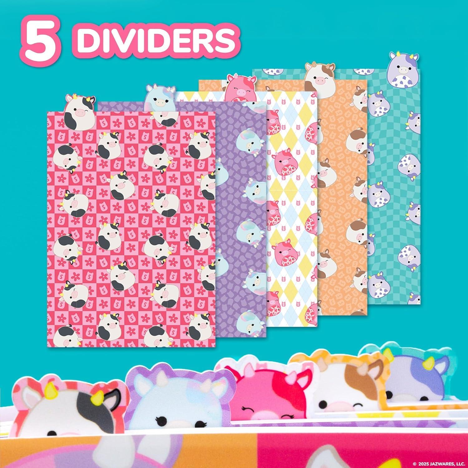 Diario Squishmallows con Pestañas 290 Páginas 12,7x17,8cm