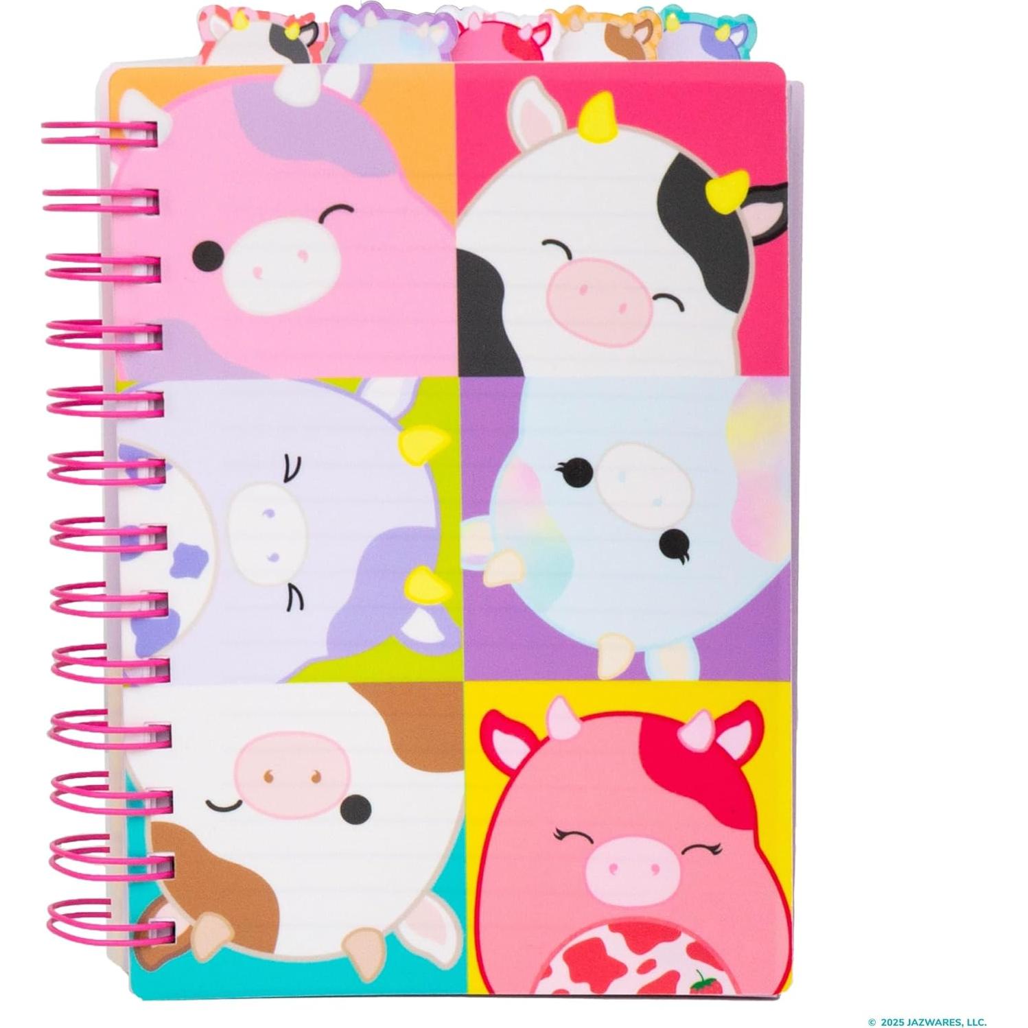 Diario Squishmallows con Pestañas 290 Páginas 12,7x17,8cm