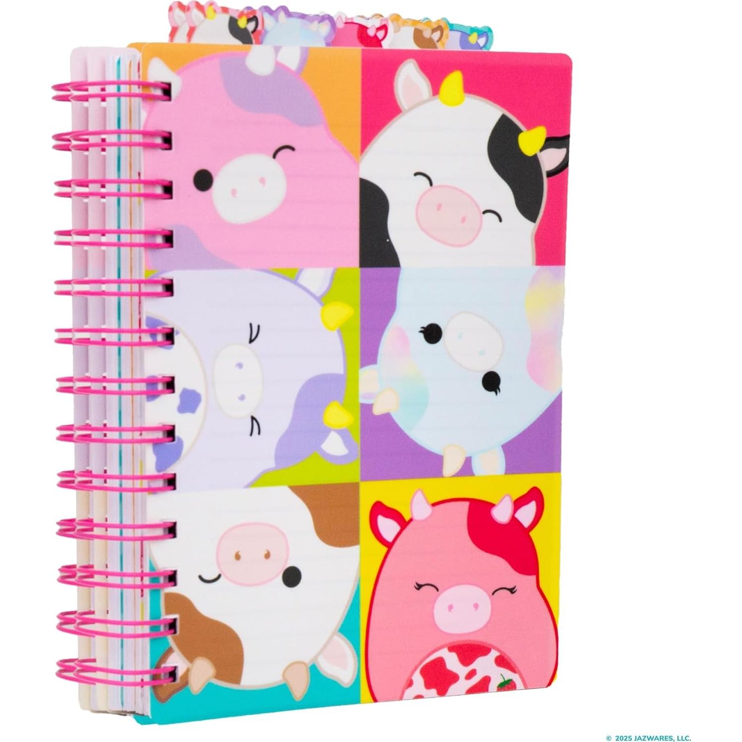 Diario Squishmallows con Pestañas 290 Páginas 12,7x17,8cm