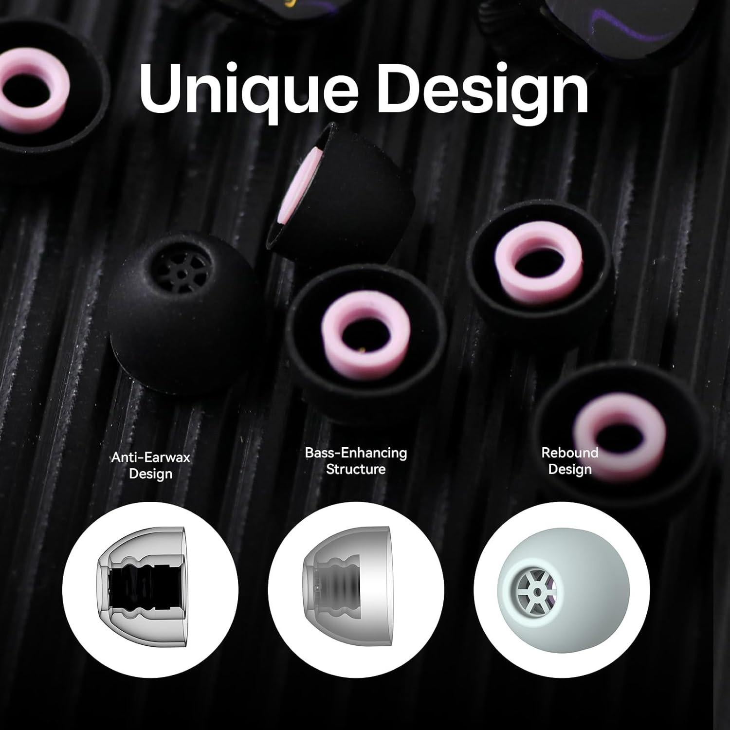 Puntas de Silicona Linsoul Kiwi Ears Flex - 3 Pares S/M/L