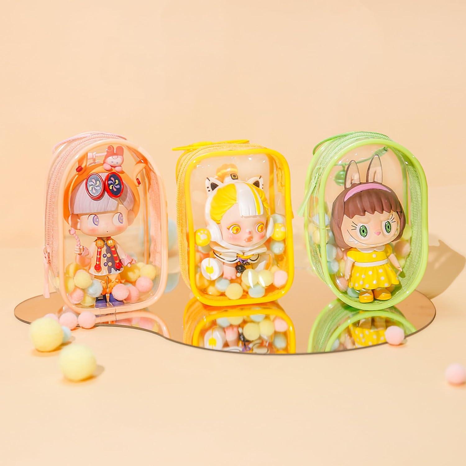 Bolsa de Exhibición de Figuras ZZFENGKR Verde Semicirculo