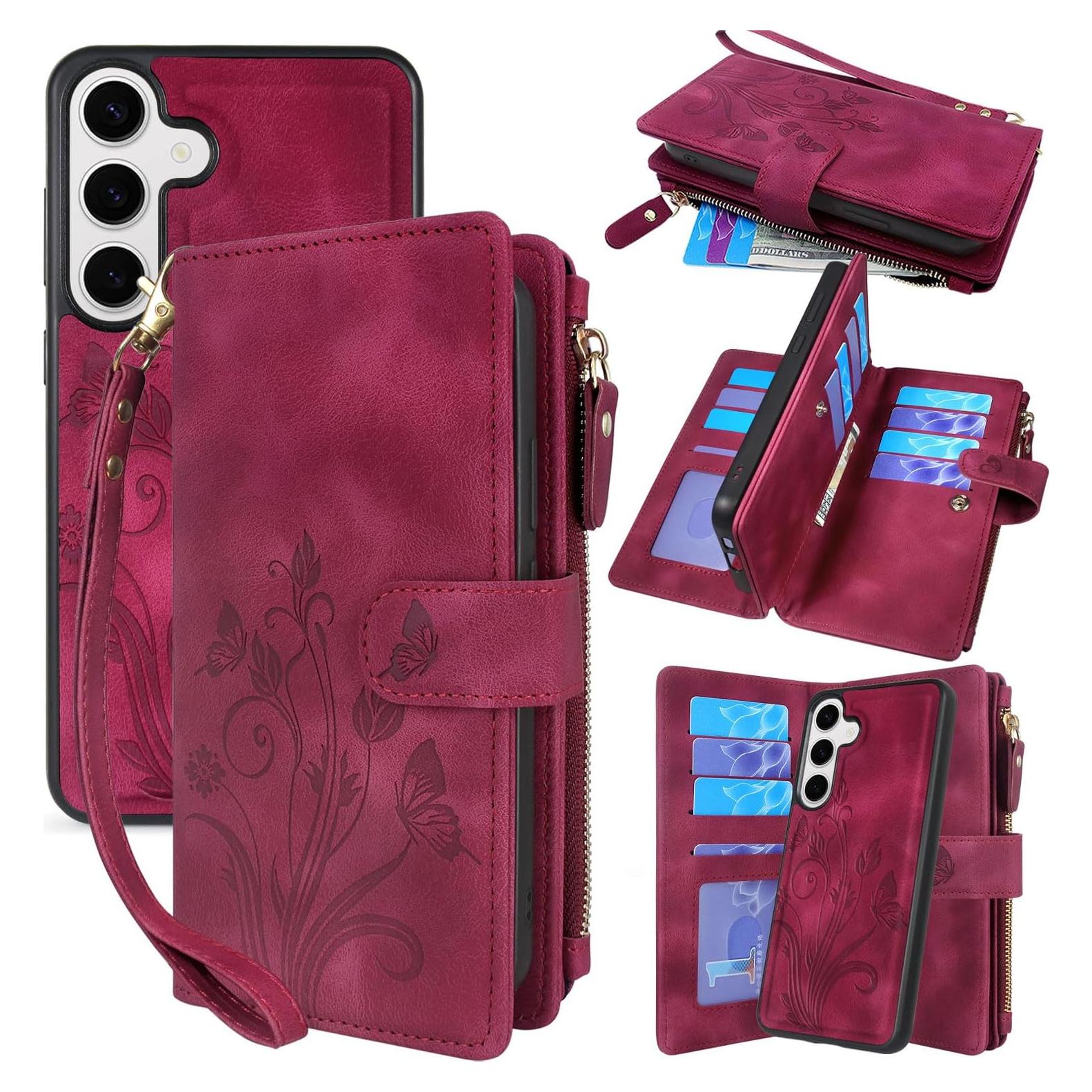 Carcasa Billetera Lacass para Samsung Galaxy S25+ 12 Ranuras