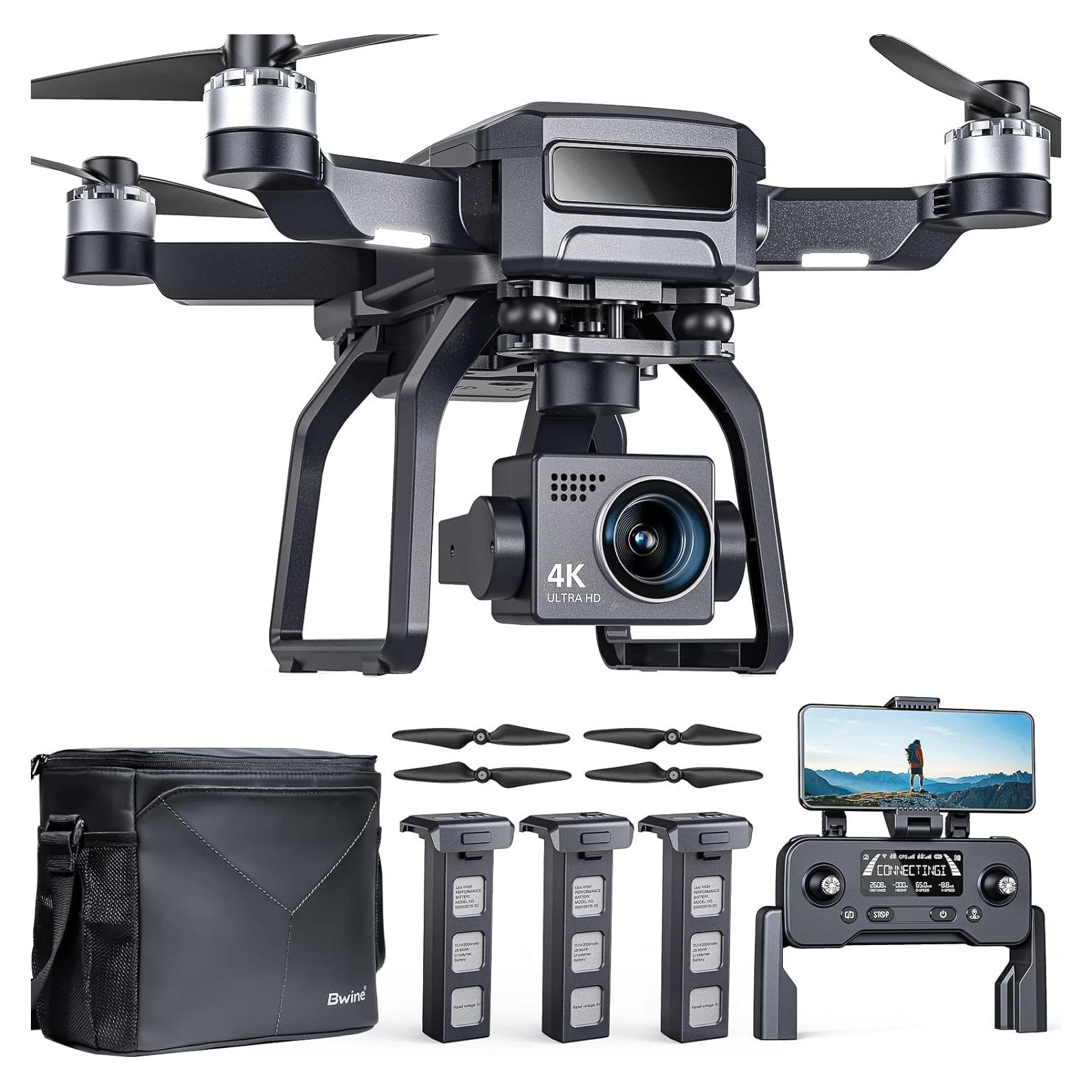 Dron Bwine F7GB2 Pro 4K UHD con Gimbal 3 Ejes y GPS