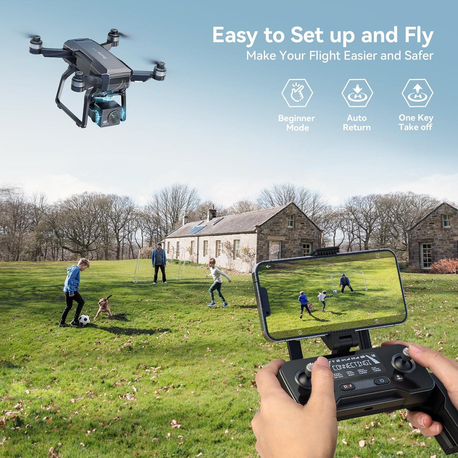 Dron Bwine F7GB2 Pro 4K UHD con Gimbal 3 Ejes y GPS