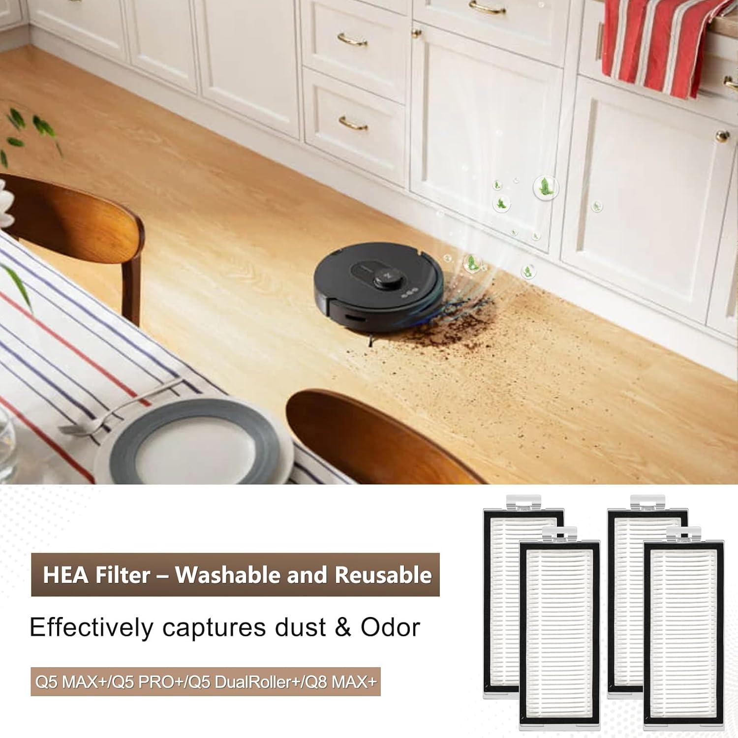 Kit de Accesorios FUNTECK para Roborock Q8 Max/Q5 Max+