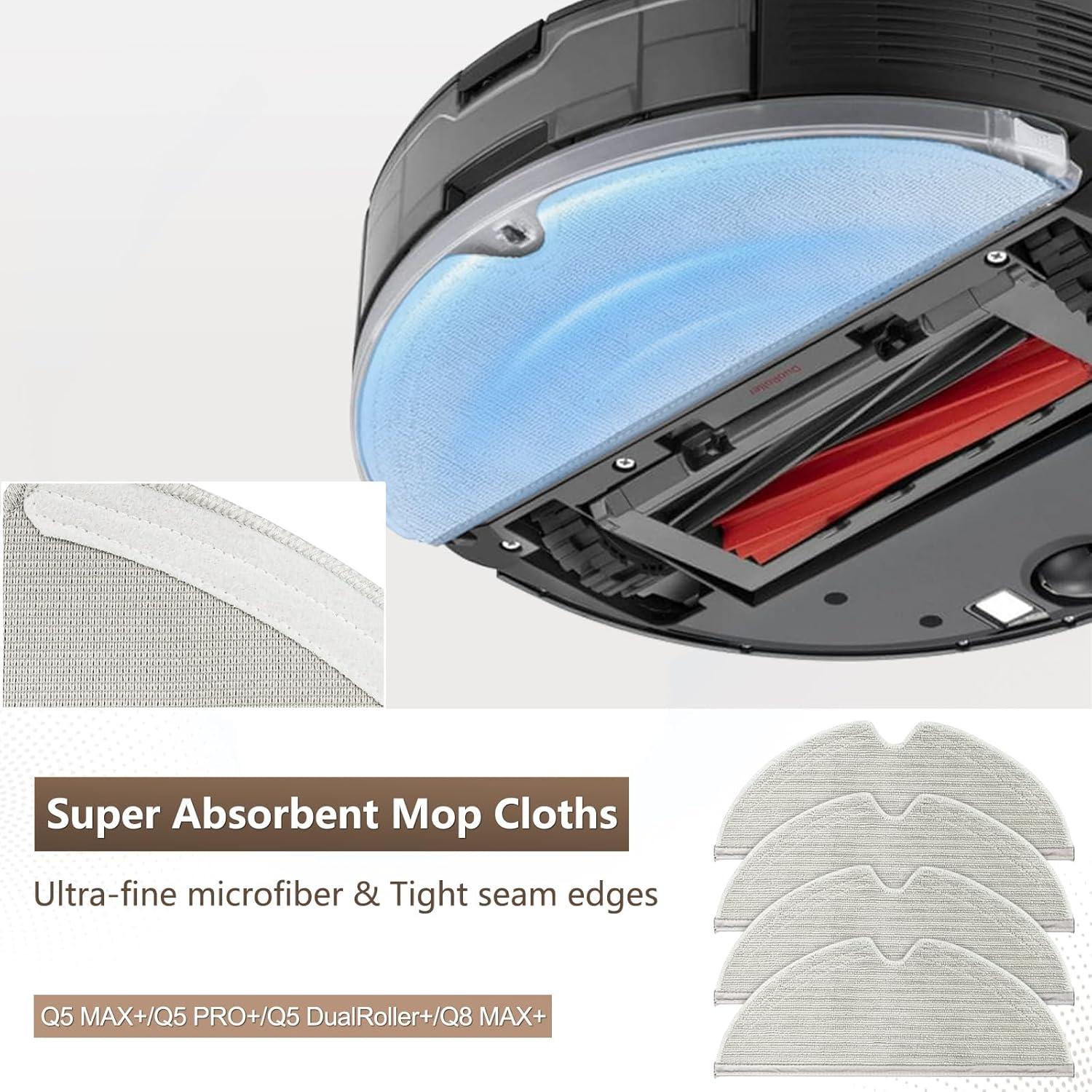 Kit de Accesorios FUNTECK para Roborock Q8 Max/Q5 Max+