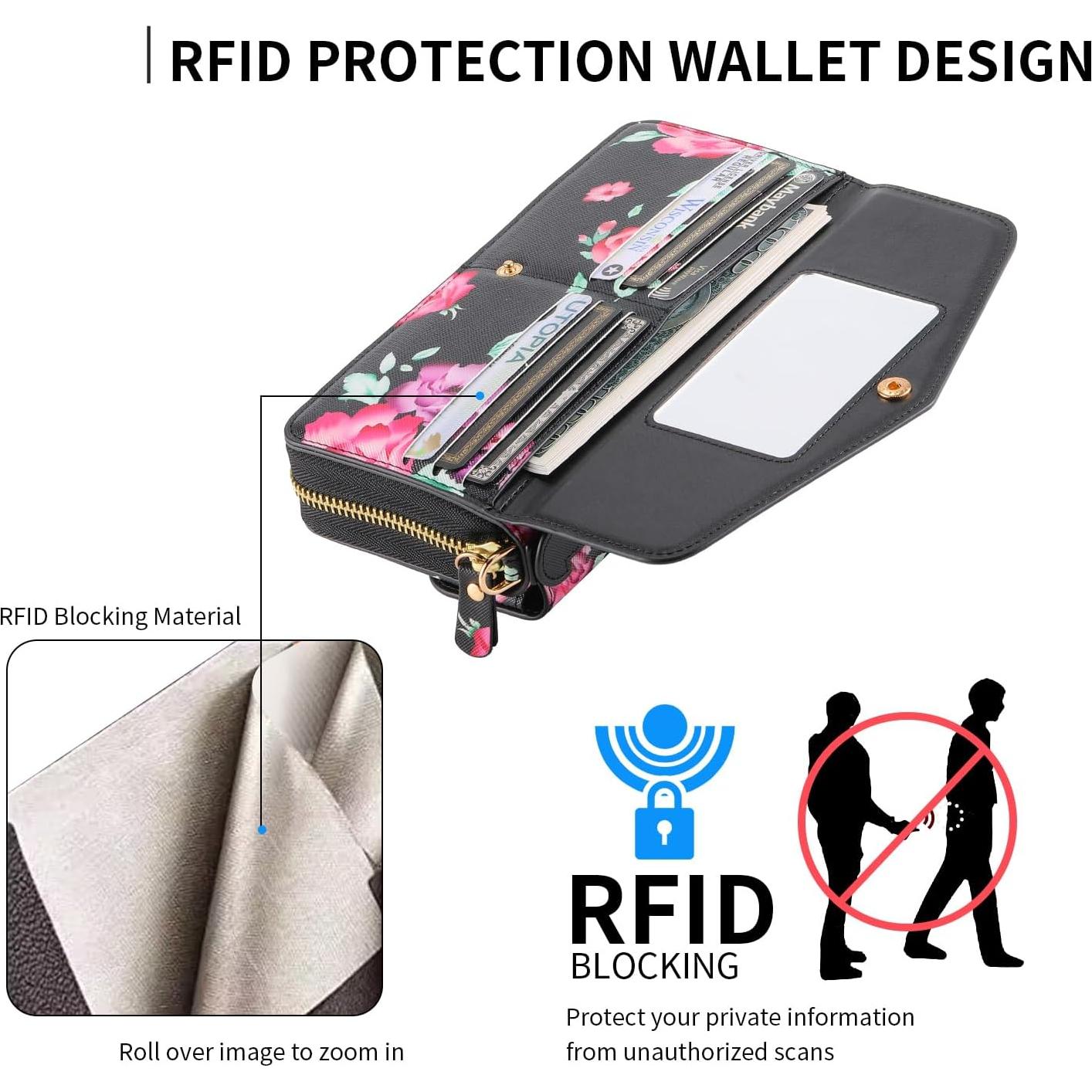 Funda Cartera Magnética Desmontable LITOU para Galaxy S25