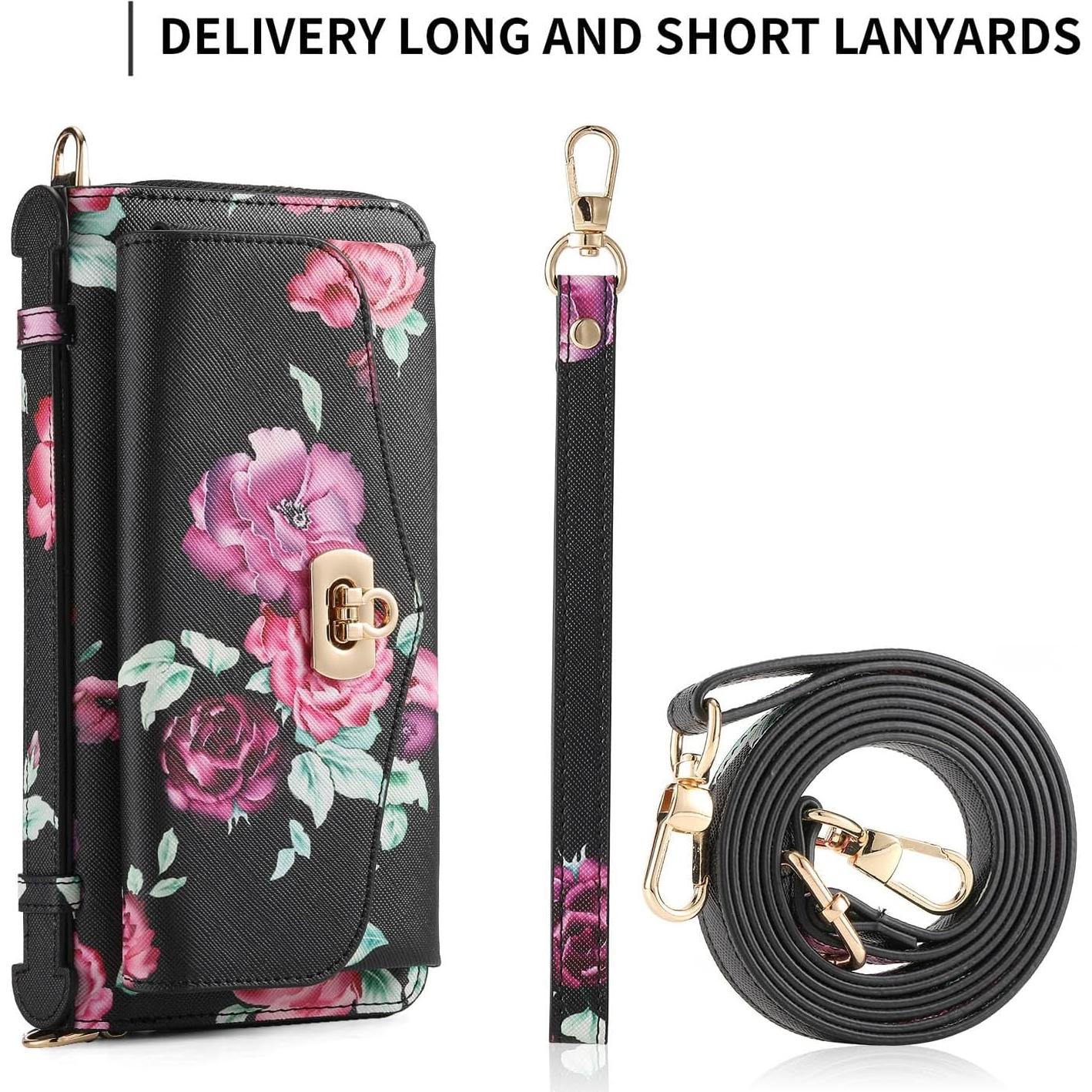 Funda Cartera Magnética Desmontable LITOU para Galaxy S25