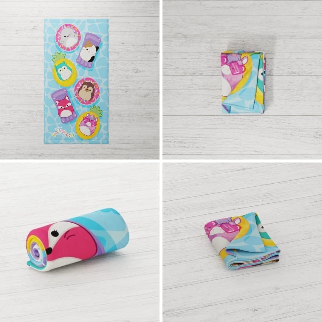 Toalla de Playa Franco Squishmallows 147x71 cm Suave