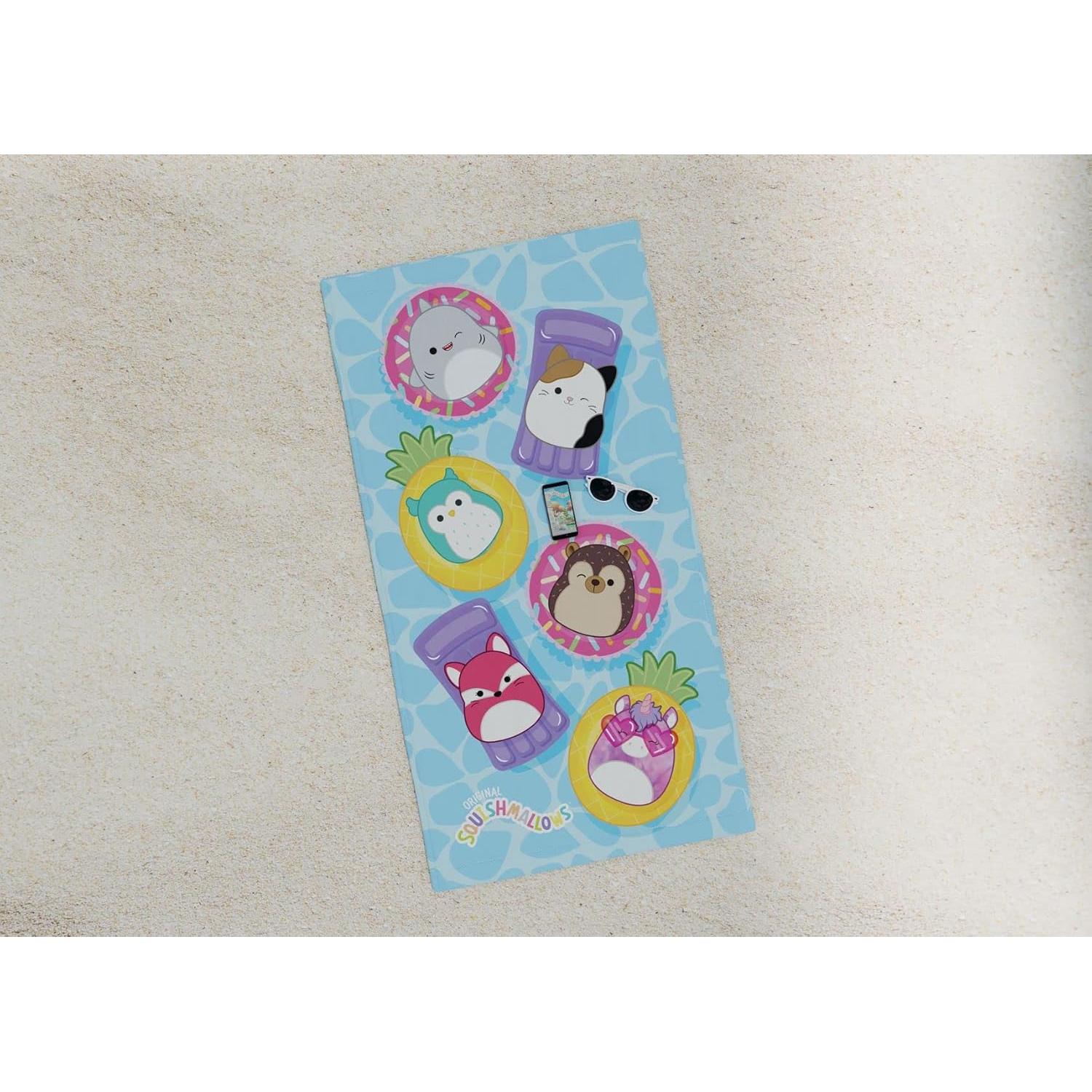 Toalla de Playa Franco Squishmallows 147x71 cm Suave