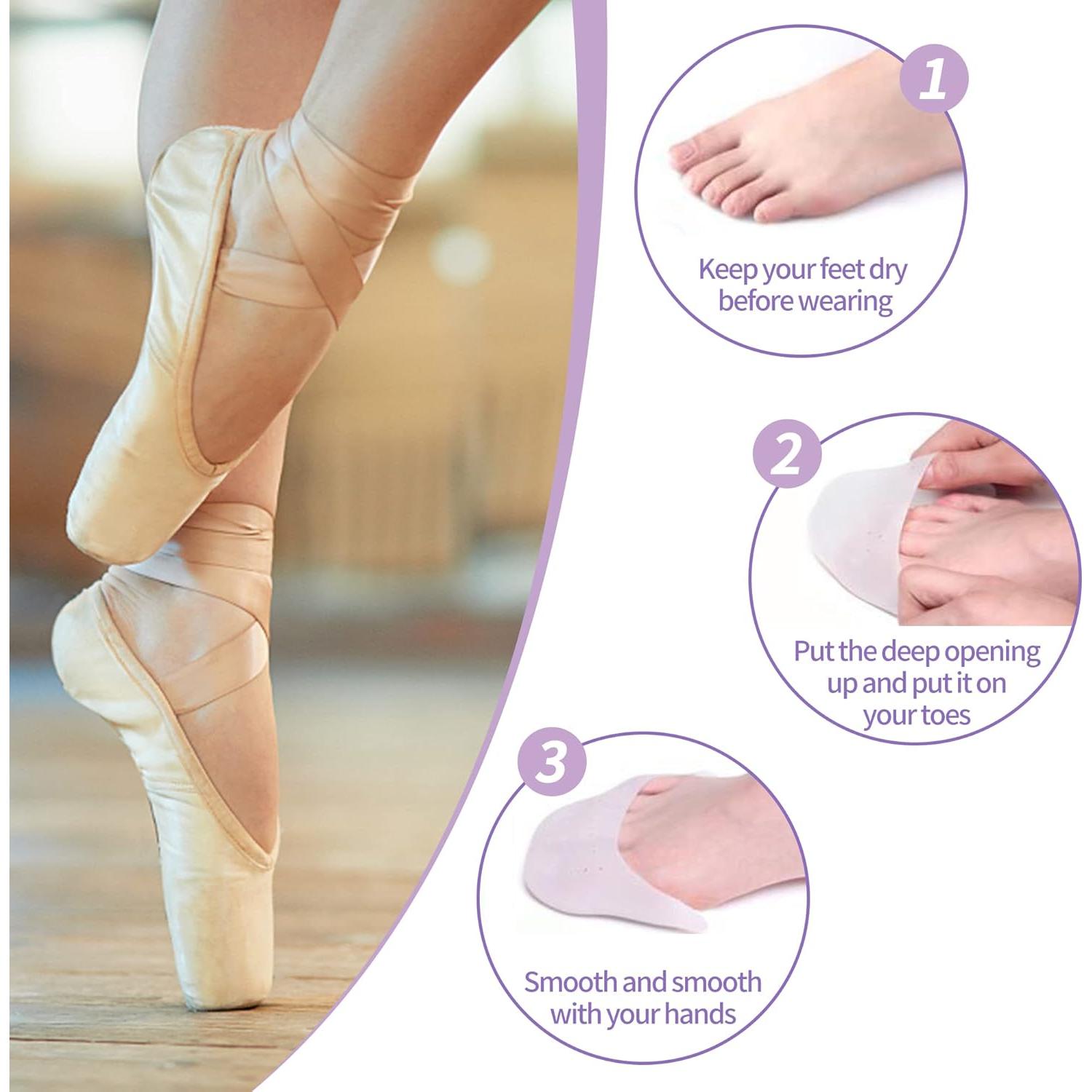 Mangas de Gel de Silicona para Dedos JEVRKAPZ - 2 Pares