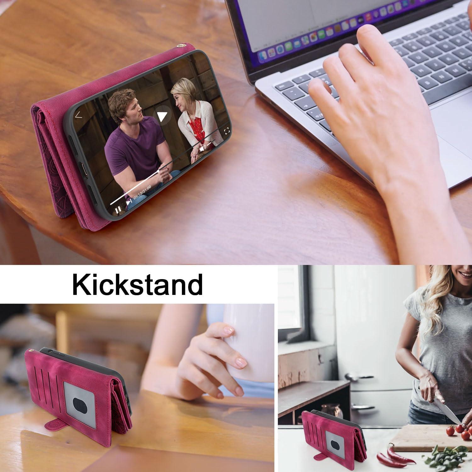 Funda de Cartera Desmontable Harryshell para Samsung Galaxy S25+ 6.7"