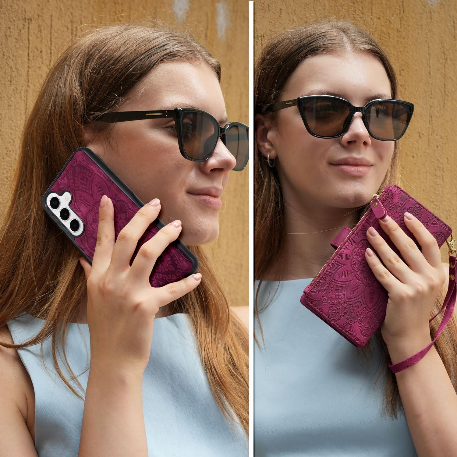 Funda de Cartera Desmontable Harryshell para Samsung Galaxy S25+ 6.7"