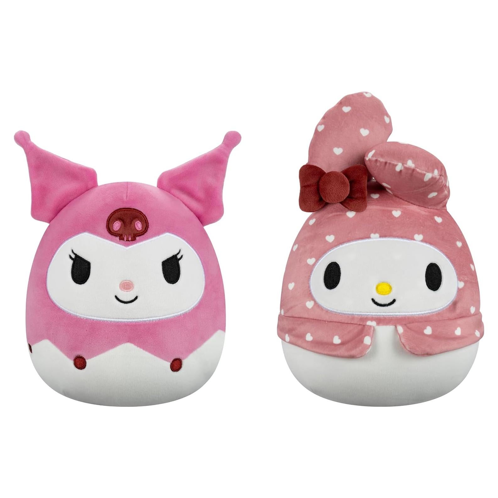 Peluche Sanrio Squishmallows 20cm Kuromi y My Melody 2-Pack