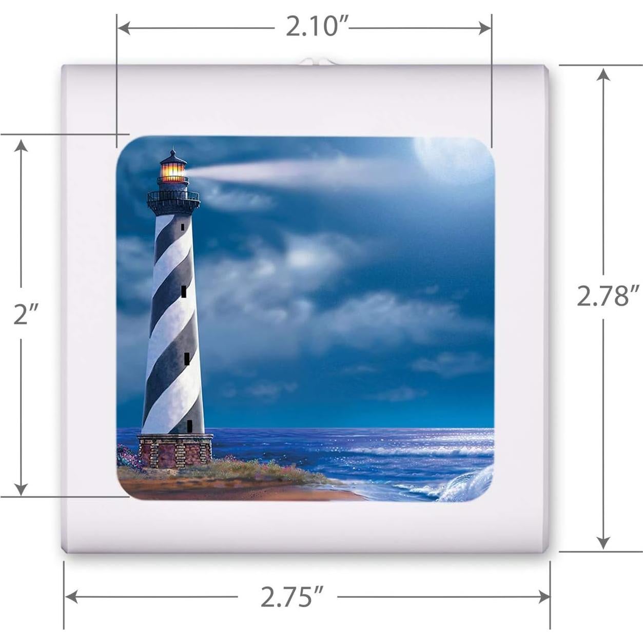 Luz Nocturna LED Art Plates Faro de Cape Hatteras 0.5W