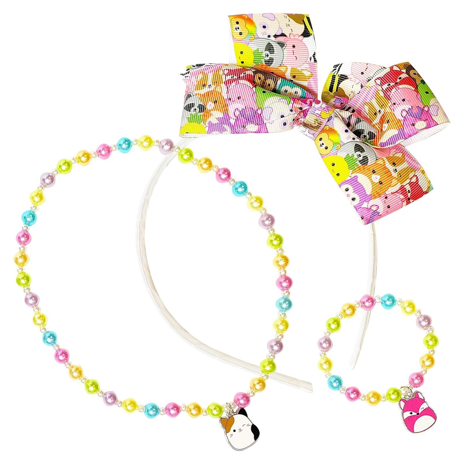 Conjunto de Joyería y Diadema LUV HER para Niñas 3 Piezas