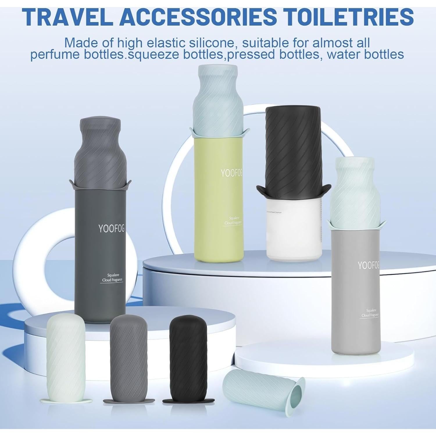 Fundas de Silicona a Prueba de Fugas Mrsdry 16 Piezas