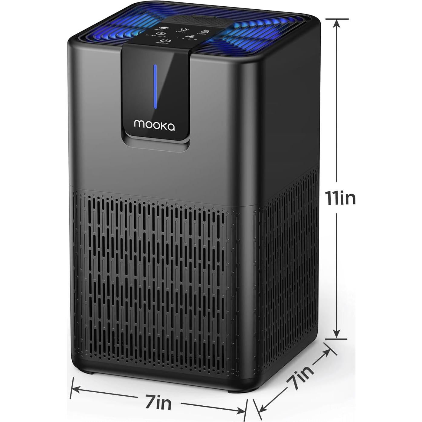 Purificador de Aire HEPA MOOKA M05 para Habitaciones Grandes