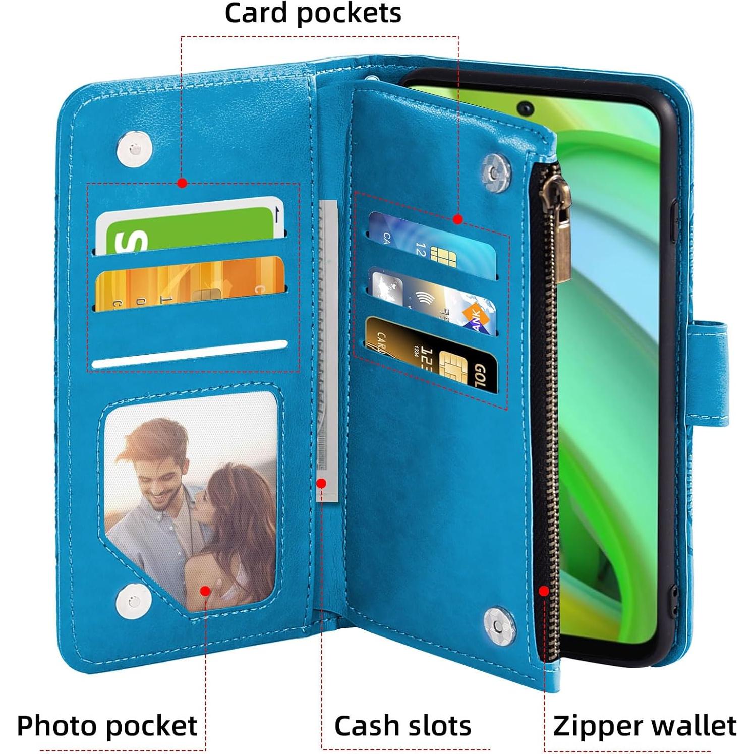 Funda Asuwish para Motorola Moto G Power 5G 2023 Azul