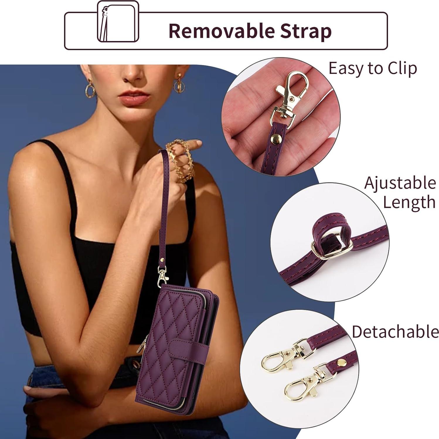 Funda de Cuero PU Furiet para Samsung Galaxy S10e Rojo Vino