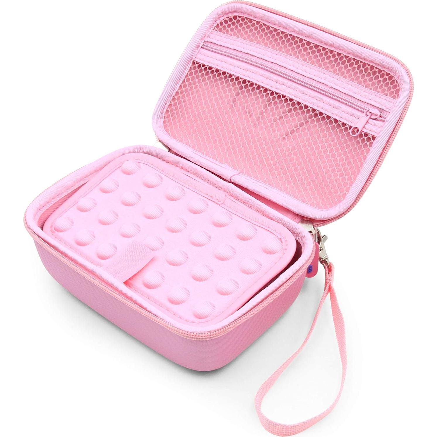 Funda de Viaje CASEMATIX para Cámara de Acción Rosa