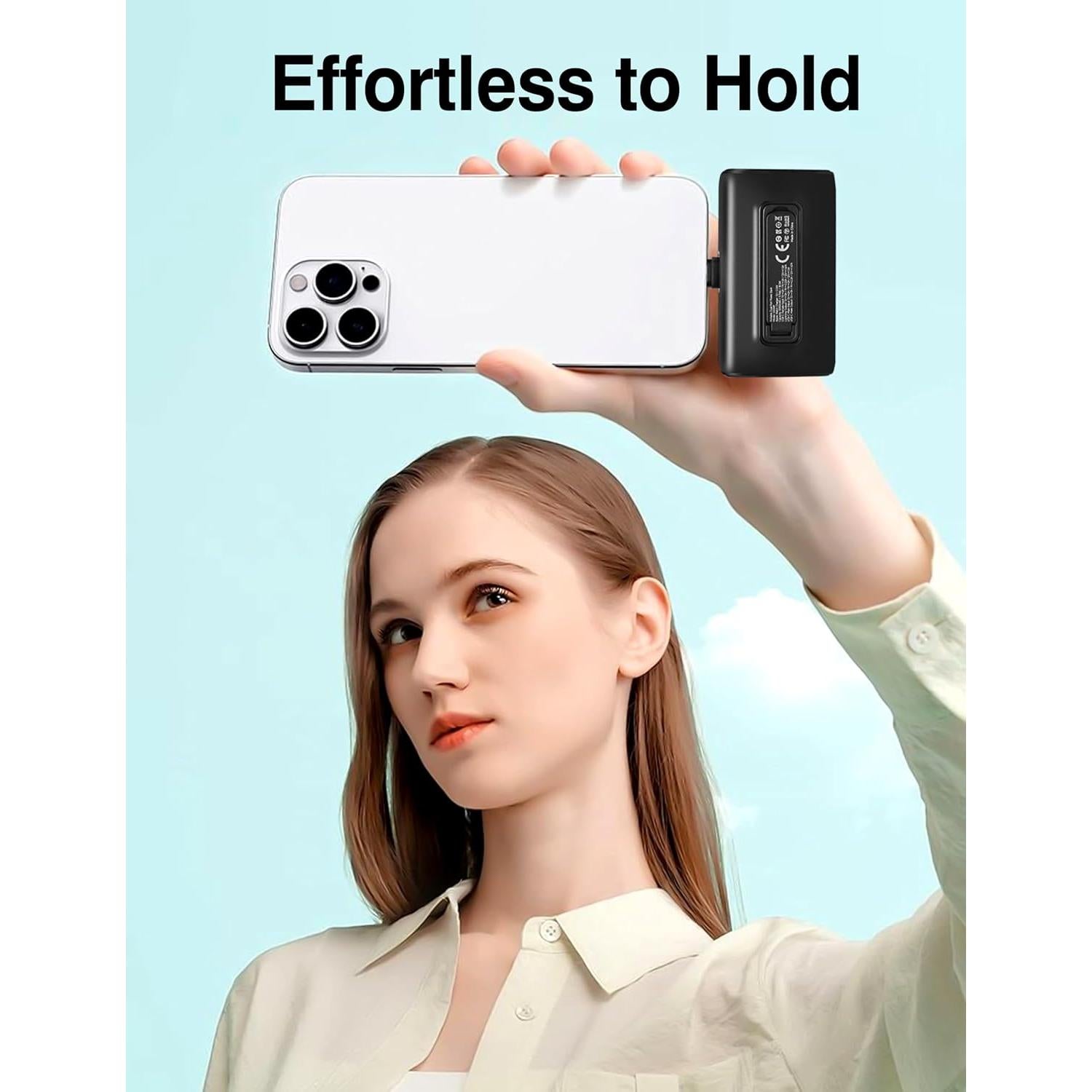 Cargador Portátil Geepower 5000mAh para iPhone 15 y Apple Watch