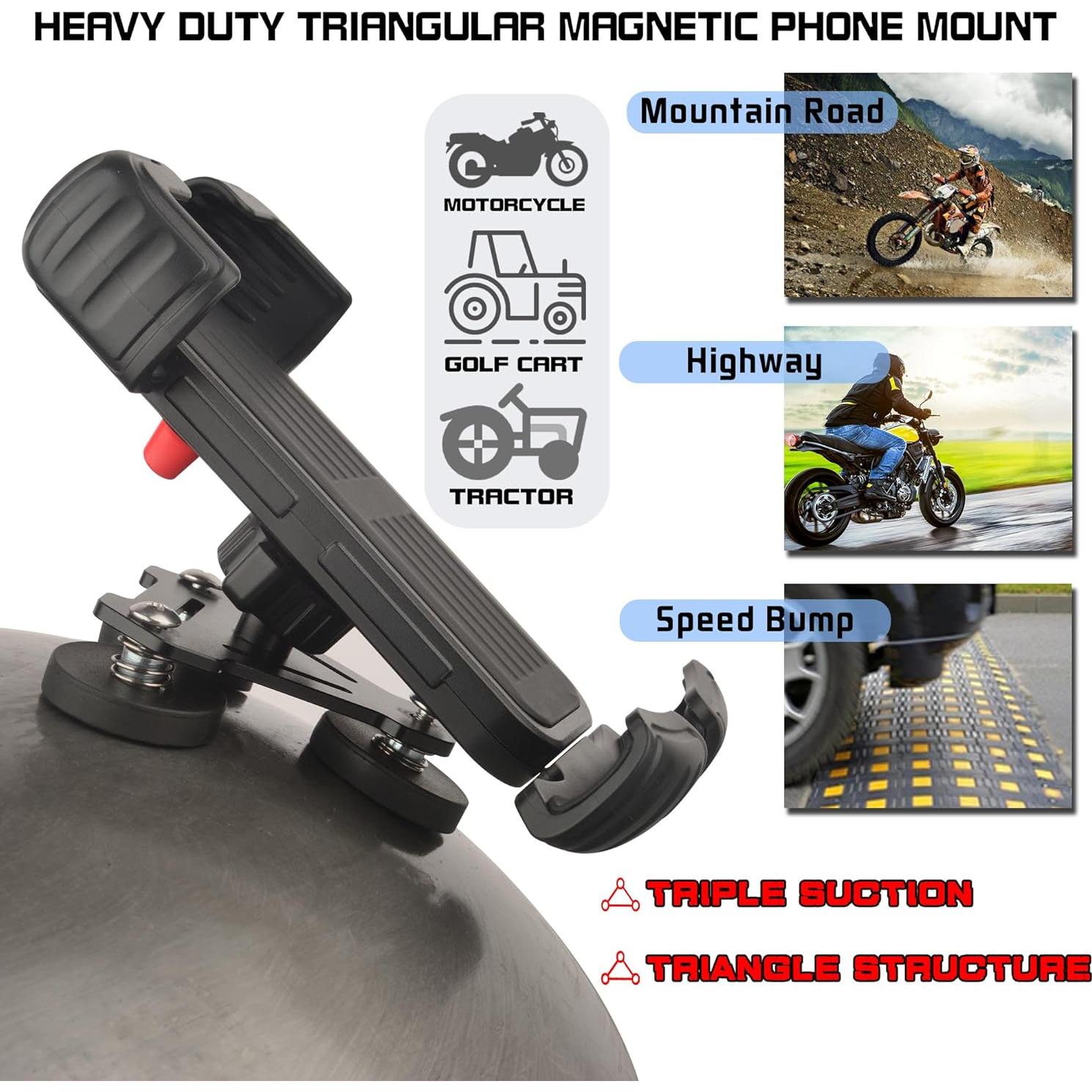 Soporte Magnético para Teléfono de Motocicleta ULIBERMAGNET Ajustable