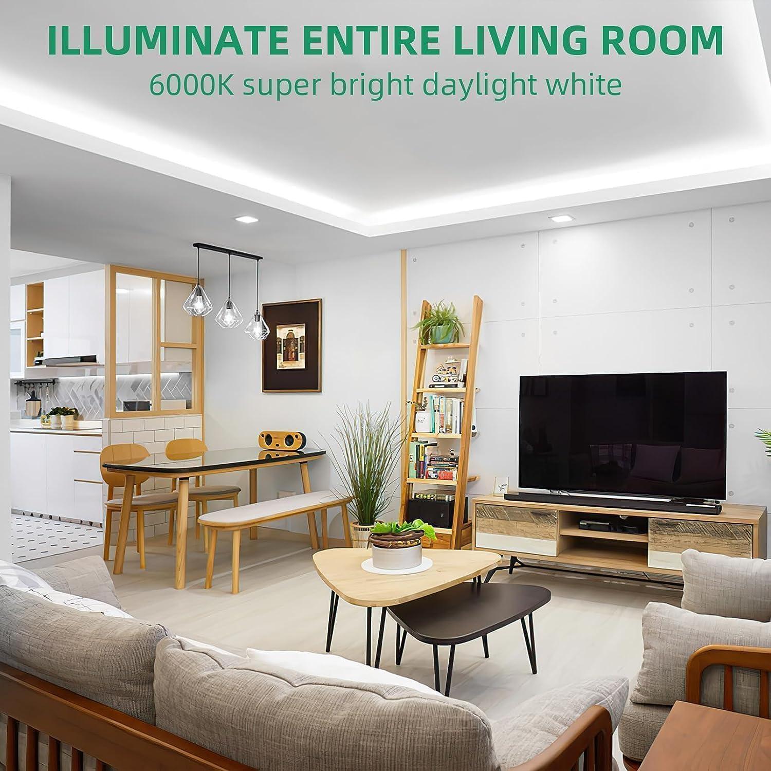 Tira LED Neón Lamomo 20M Blanco 6000K Impermeable DIY