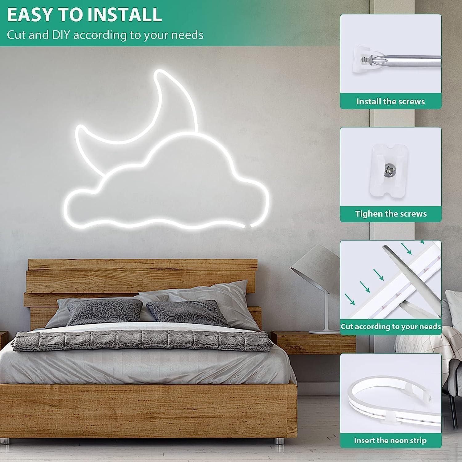 Tira LED Neón Lamomo 20M Blanco 6000K Impermeable DIY