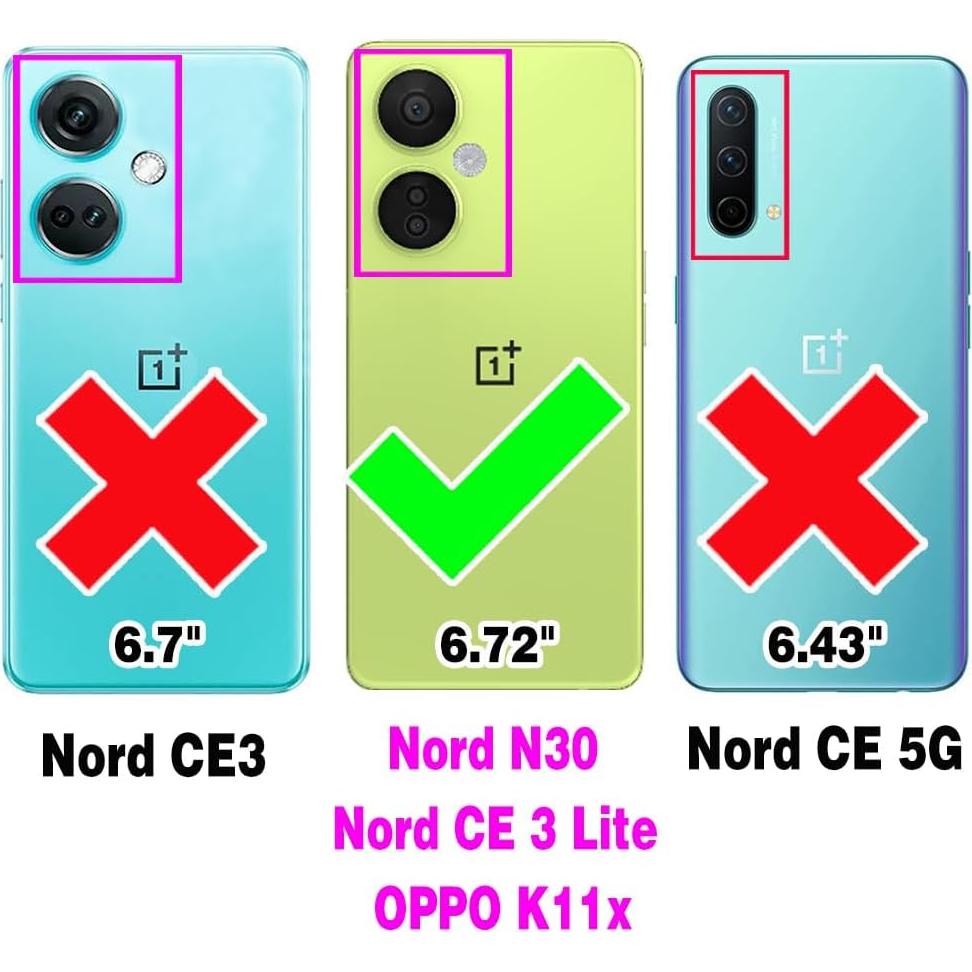 Funda billetera Asuwish para OnePlus Nord N30 CE3 Lite Verde