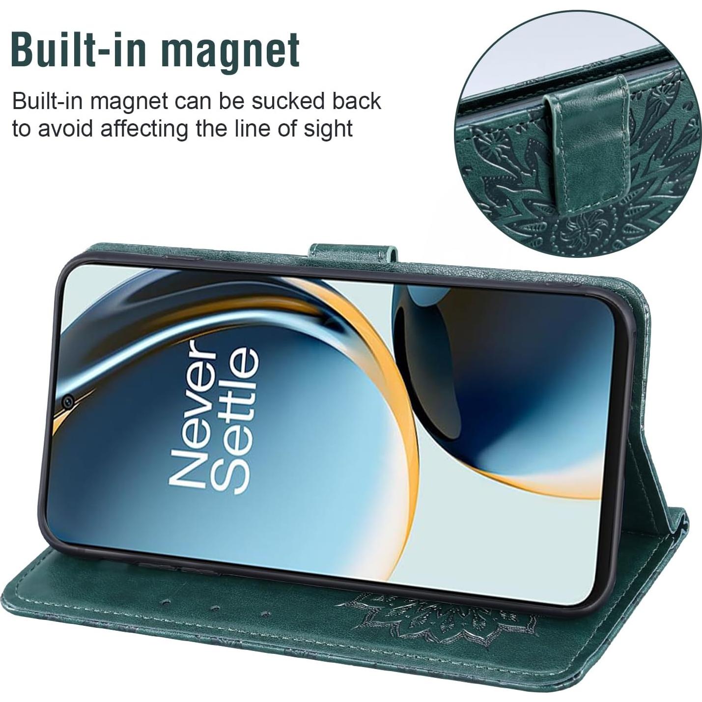 Funda billetera Asuwish para OnePlus Nord N30 CE3 Lite Verde