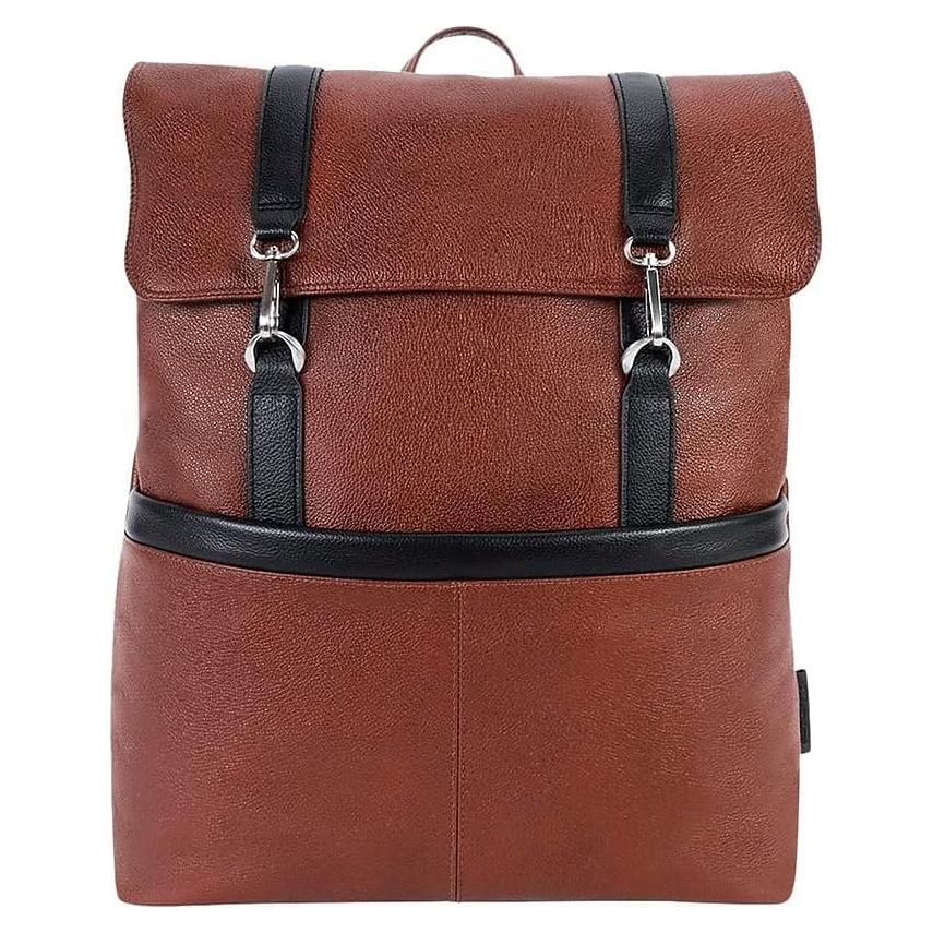 Mochila de Cuero McKleinUSA 17" Bicolor para Laptop