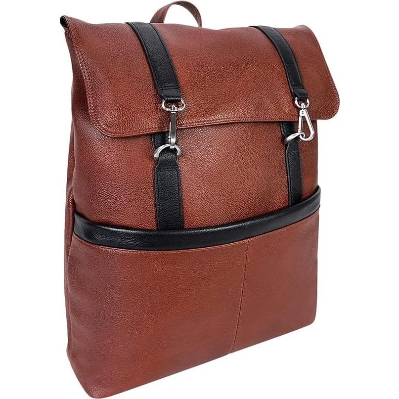 Mochila de Cuero McKleinUSA 17" Bicolor para Laptop